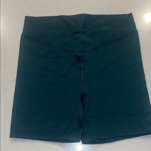 Aerie Deep Teal Bike Shorts